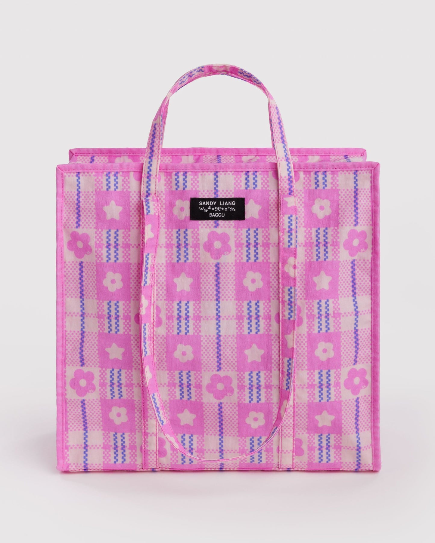 Market Plaid Pink