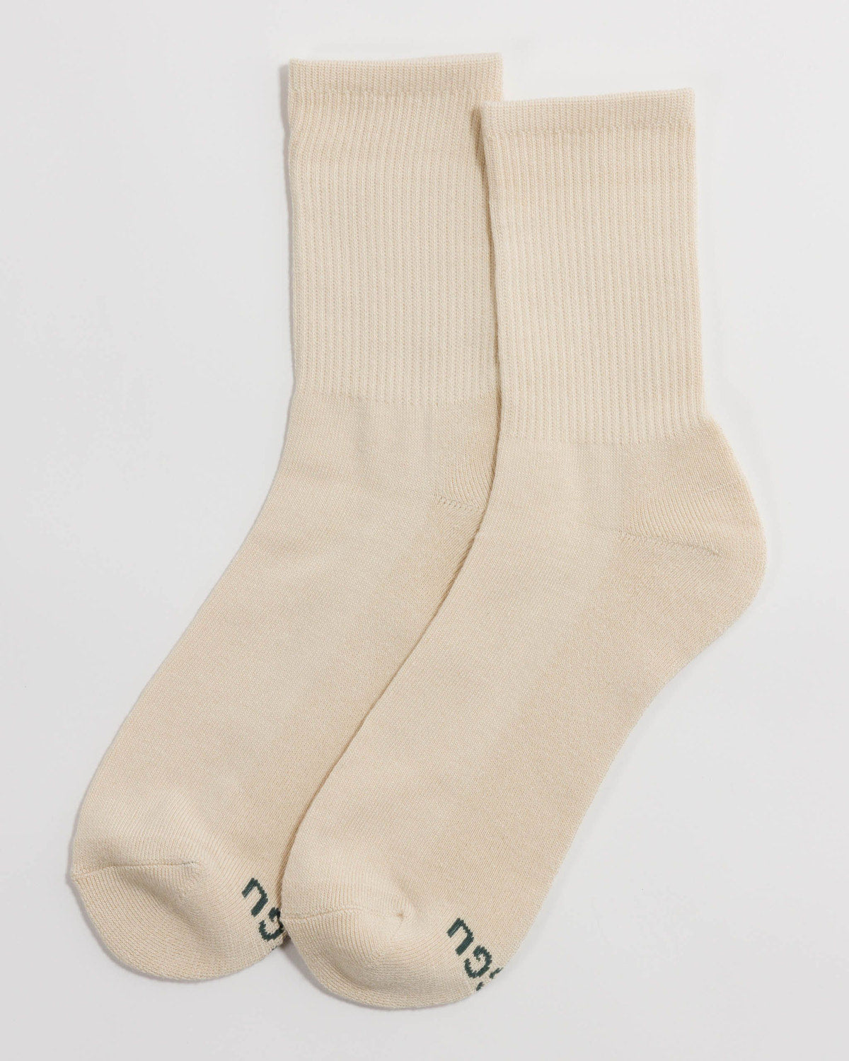 Ribbed Sock Ecru