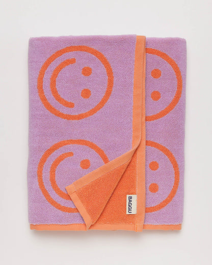 Bath Towel Happy Lilac