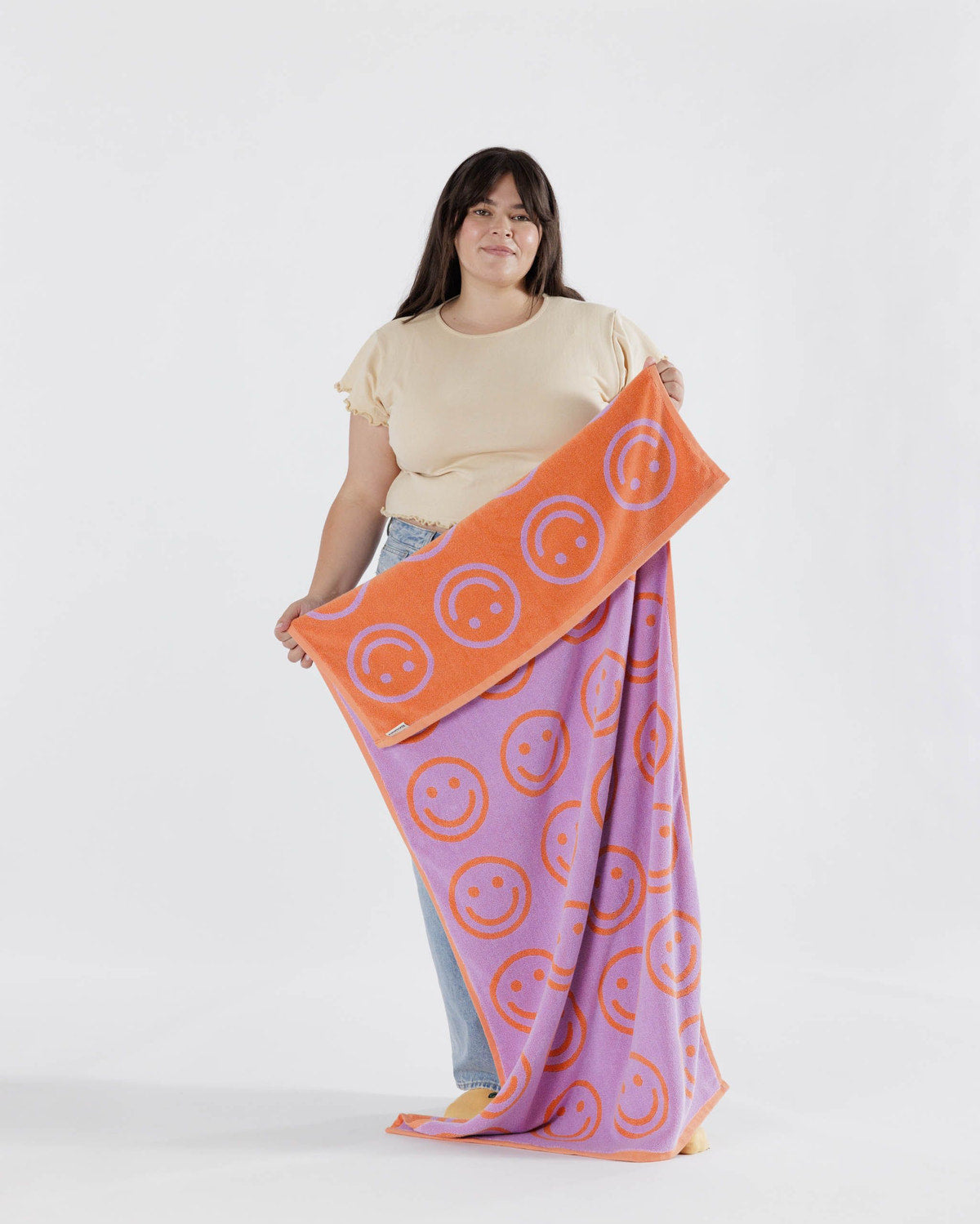 Bath Towel Happy Lilac
