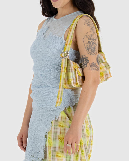 Cargo Shoulder Bag Boxer Plaid
