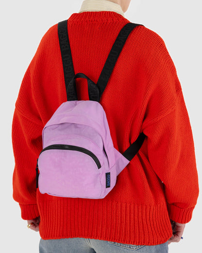 Mini Nylon Backpack Peony