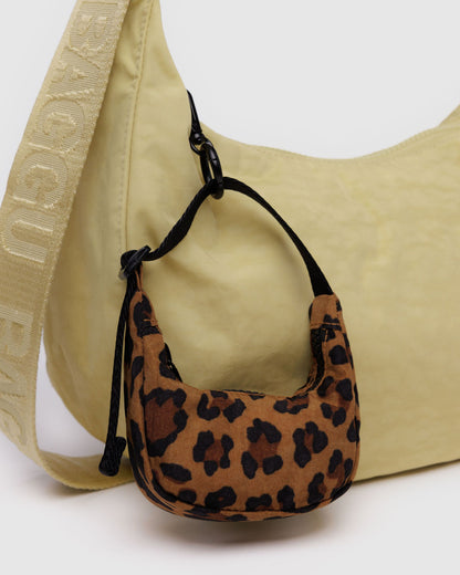 Crescent Bag Charm Leopard