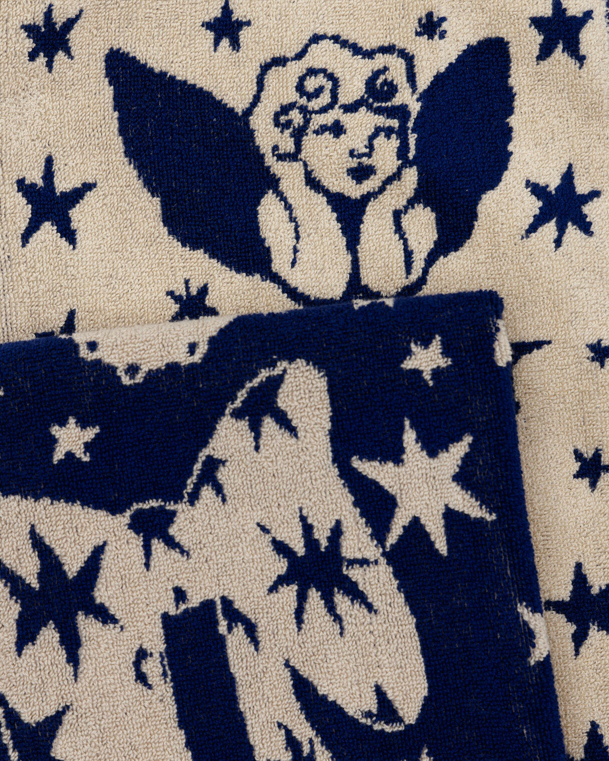 Hand Towel Set of 2 Cherub Bows