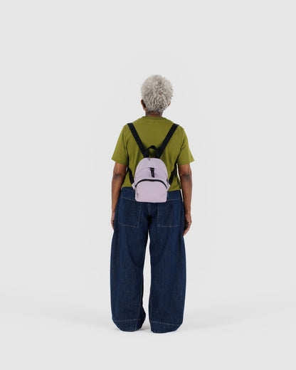 Mini Nylon Backpack Dusty Pink