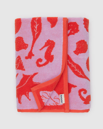 Bath Towel Sea Shells