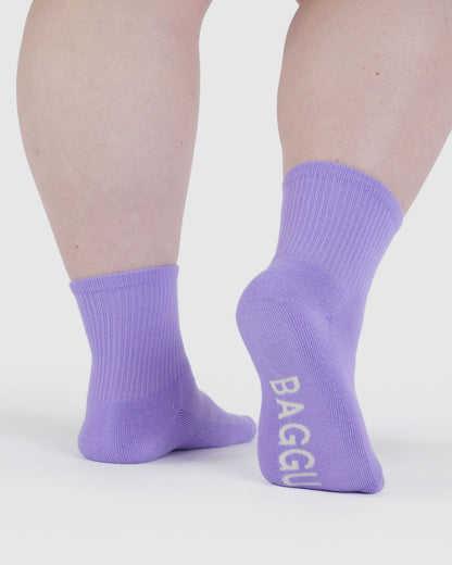 Ribbed Sock Wisteria