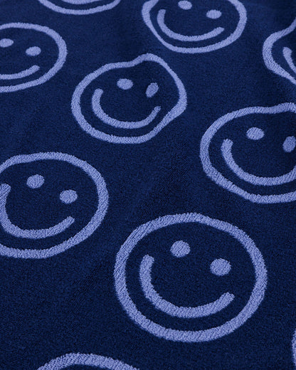 Bath Towel Happy Blue