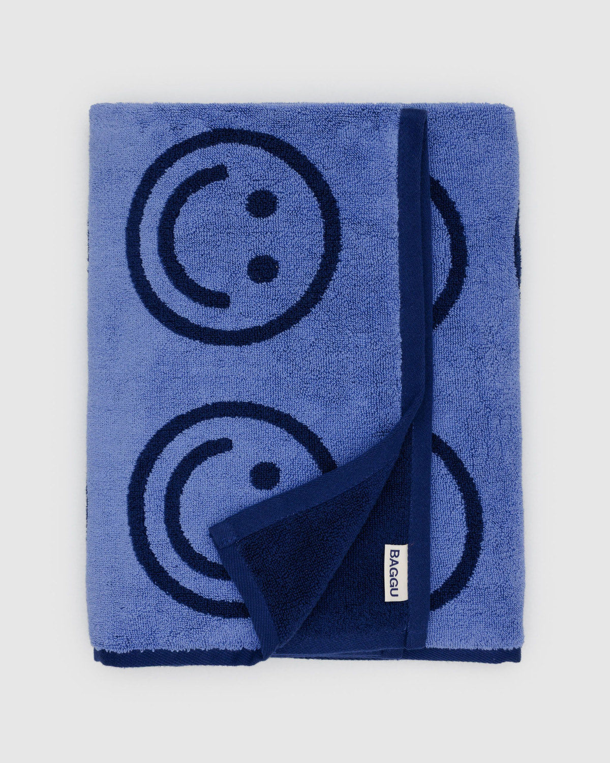 Bath Towel Happy Blue