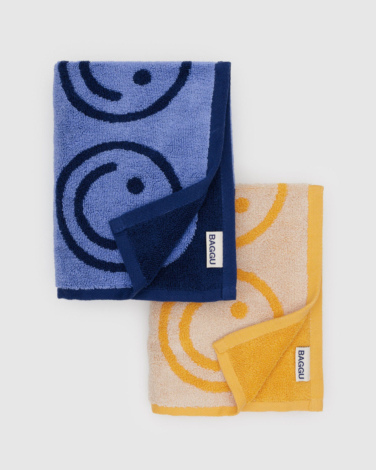Hand Towel Set of 2 Happy Blue Marigold