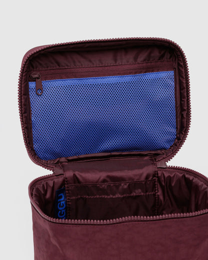 Large Cosmetic Case Mahogany