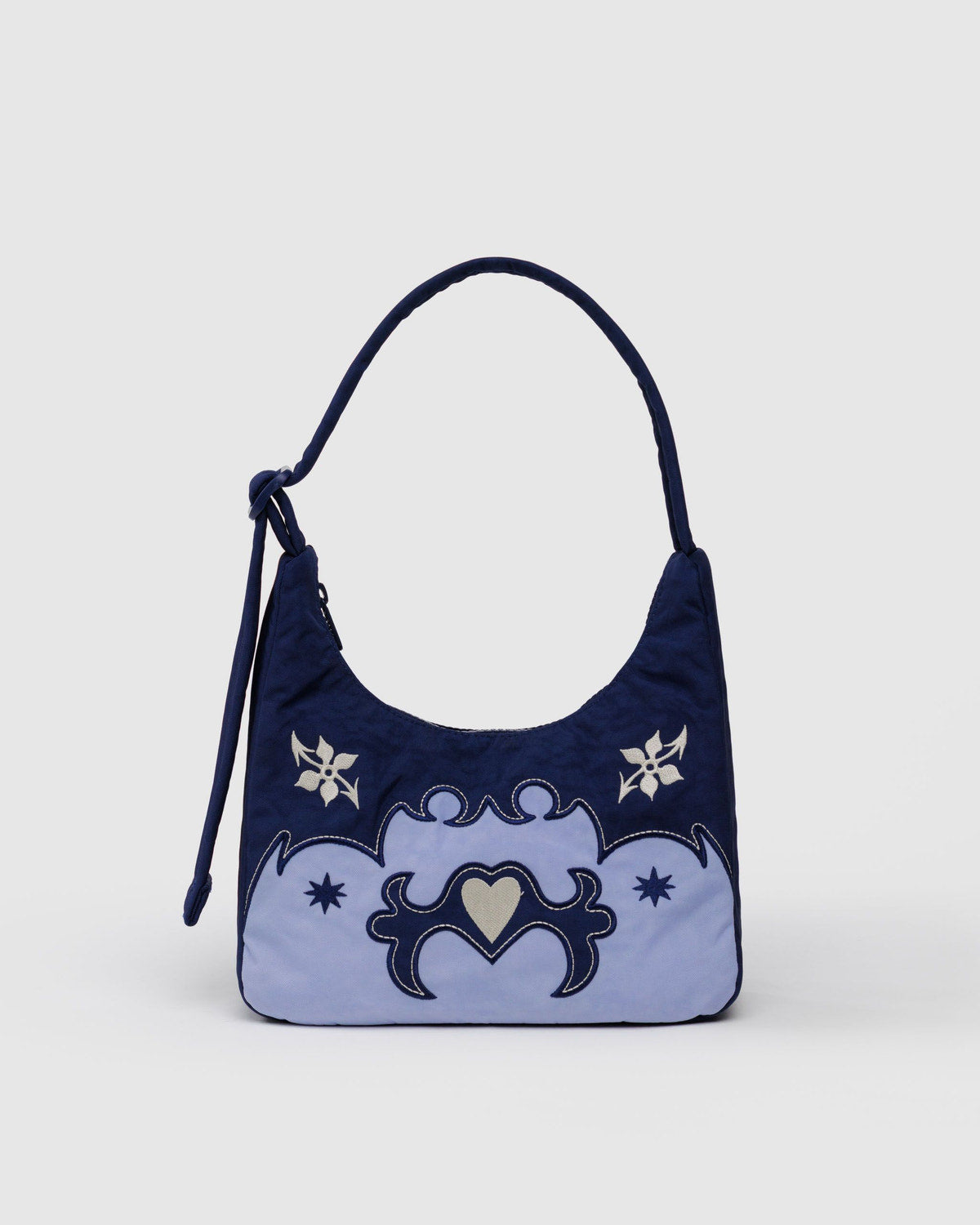 Mini Nylon Shoulder Bag  Western Appliqué