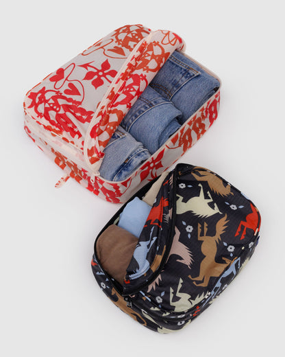 Packing Cube Set Western Cut Outs