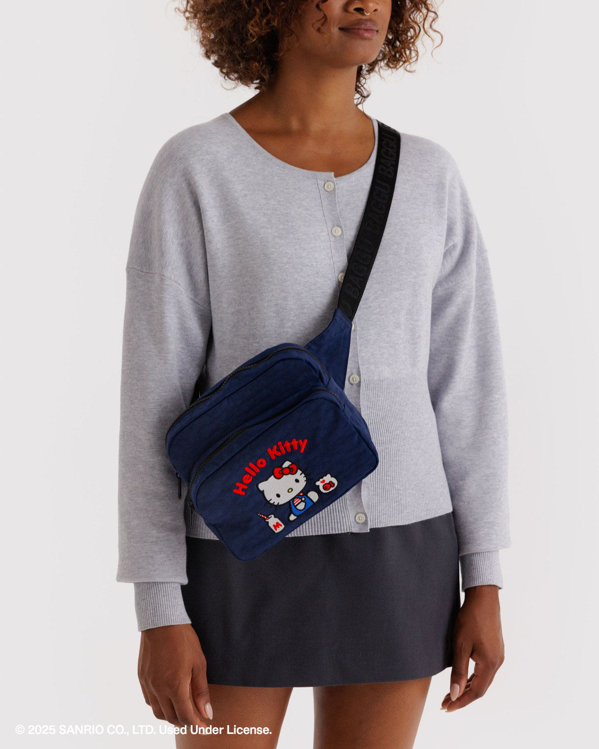 Fanny Pack Embroidered Hello Kitty Milkshake