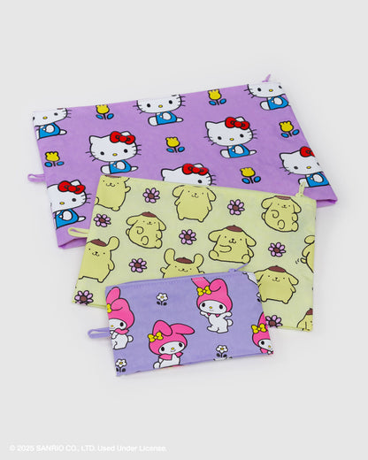 Go Pouch Set Hello Kitty and Friends Florals