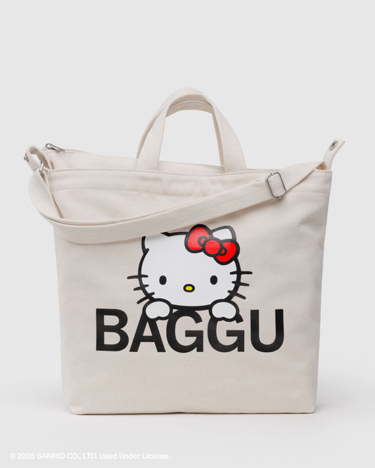 Horizontal Zip Duck Bag Hello Kitty