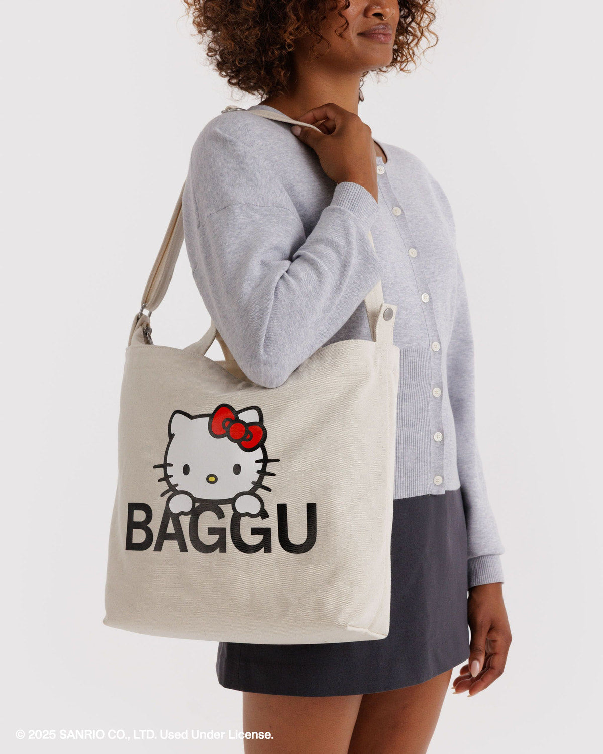 Horizontal Zip Duck Bag Hello Kitty