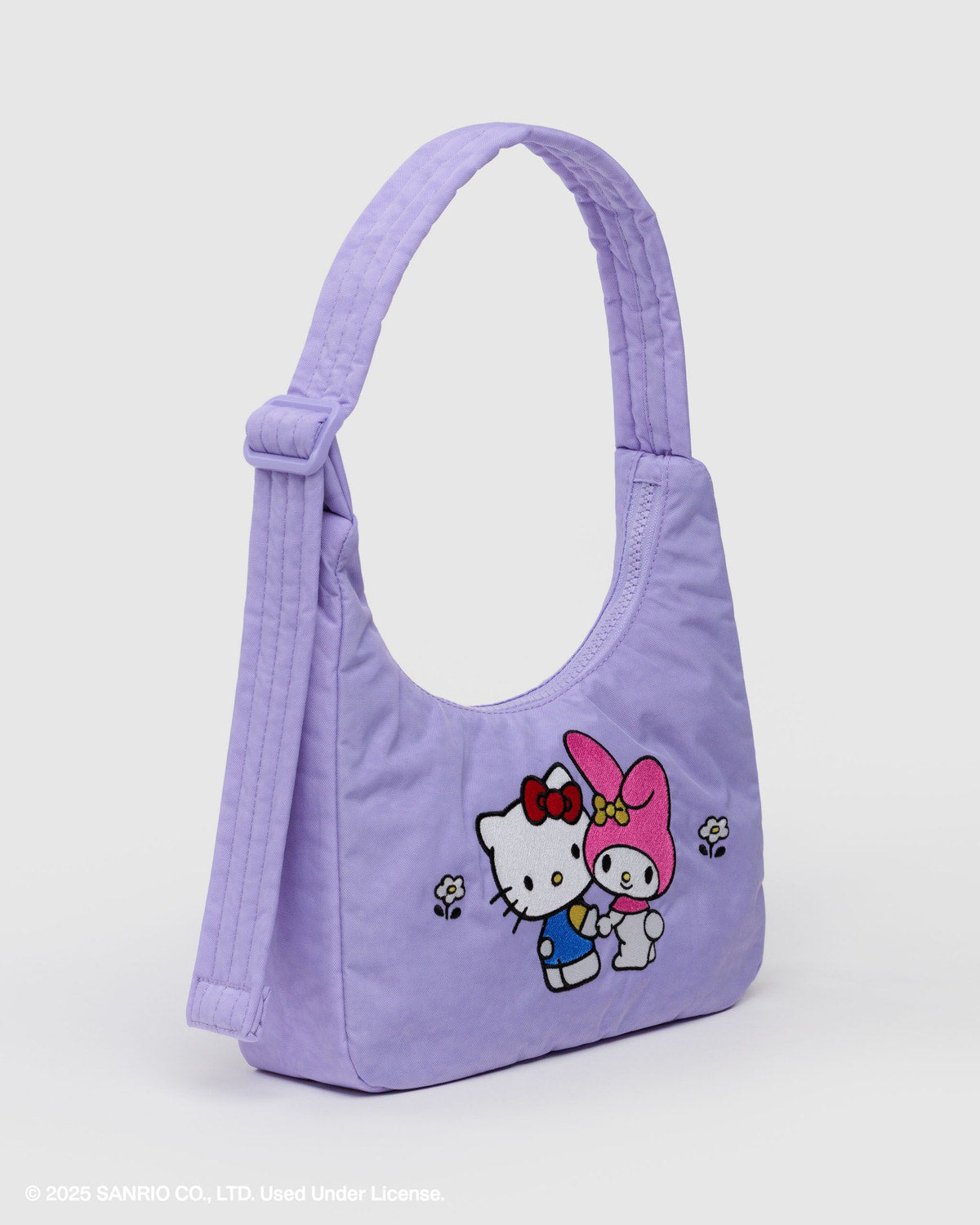 Mini Nylon Shoulder Bag  Embroidered Hello Kitty & My Melody