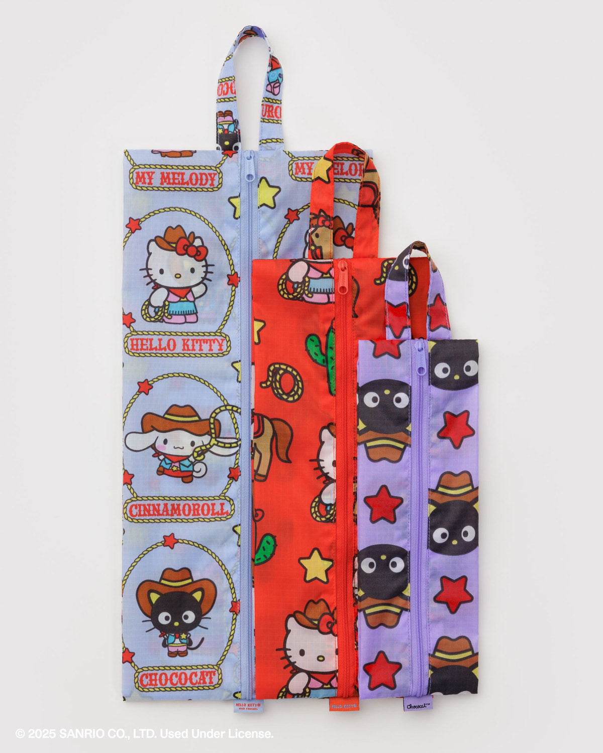 3D Zip Set Hello Kitty & Friends Western