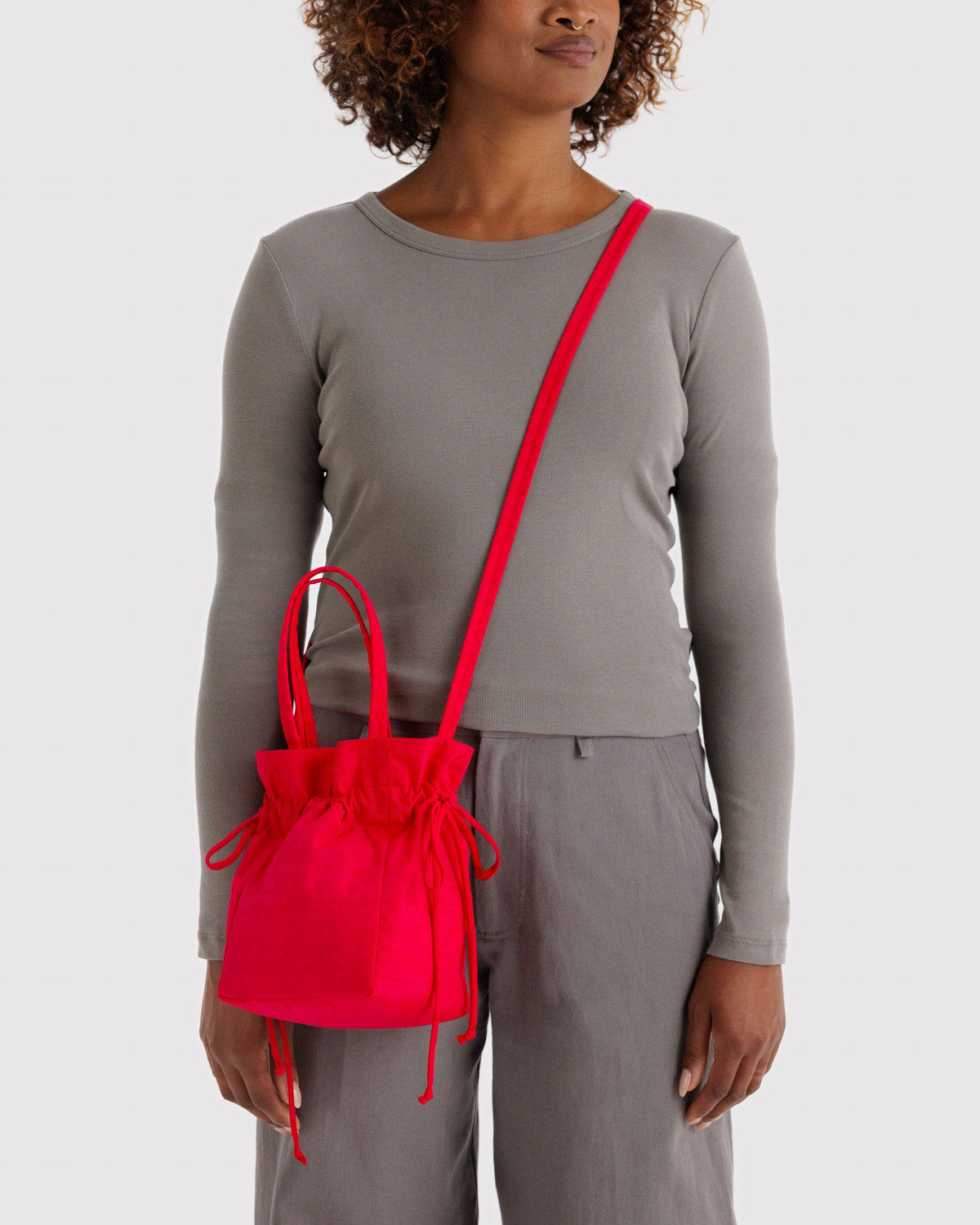 Nylon Drawstring Bag Candy Apple