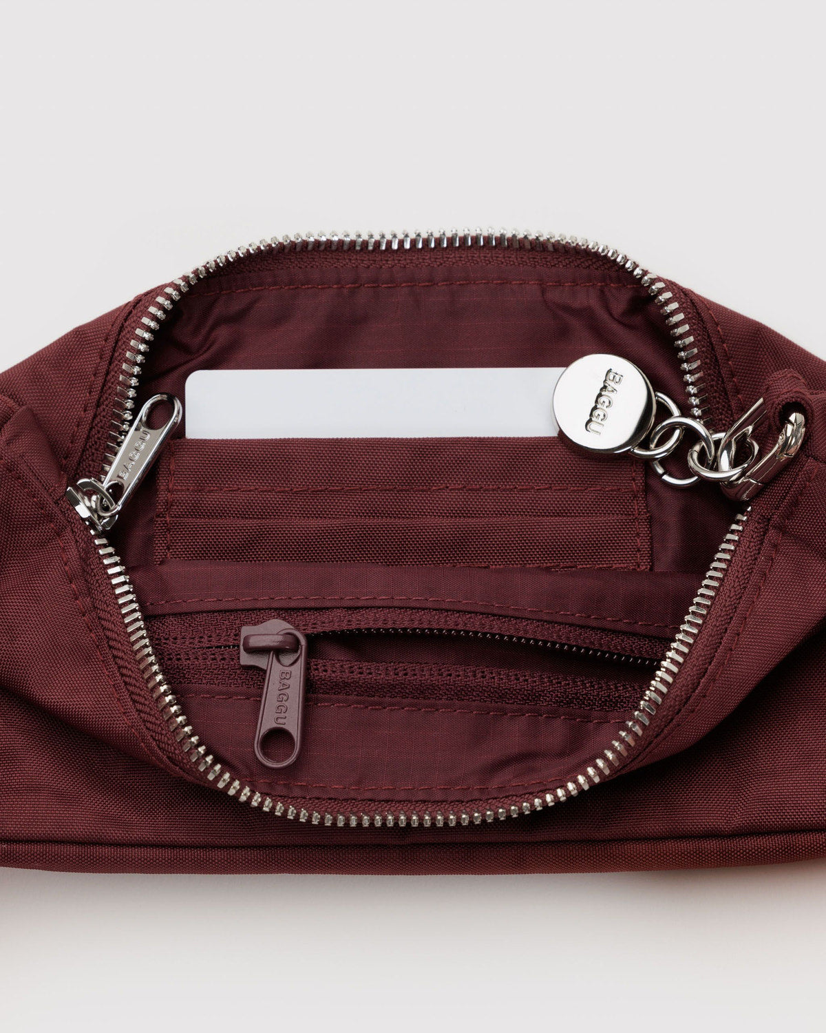 Nylon Pochette Mahogany