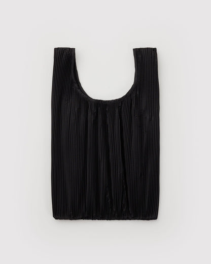 Pleated Baggu Black