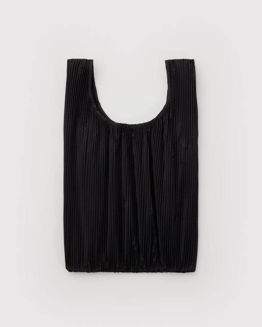 Pleated Baggu Black