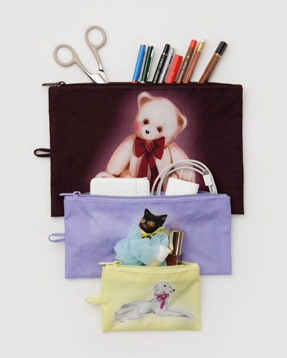 Flat Pouch Set Fancy Animals