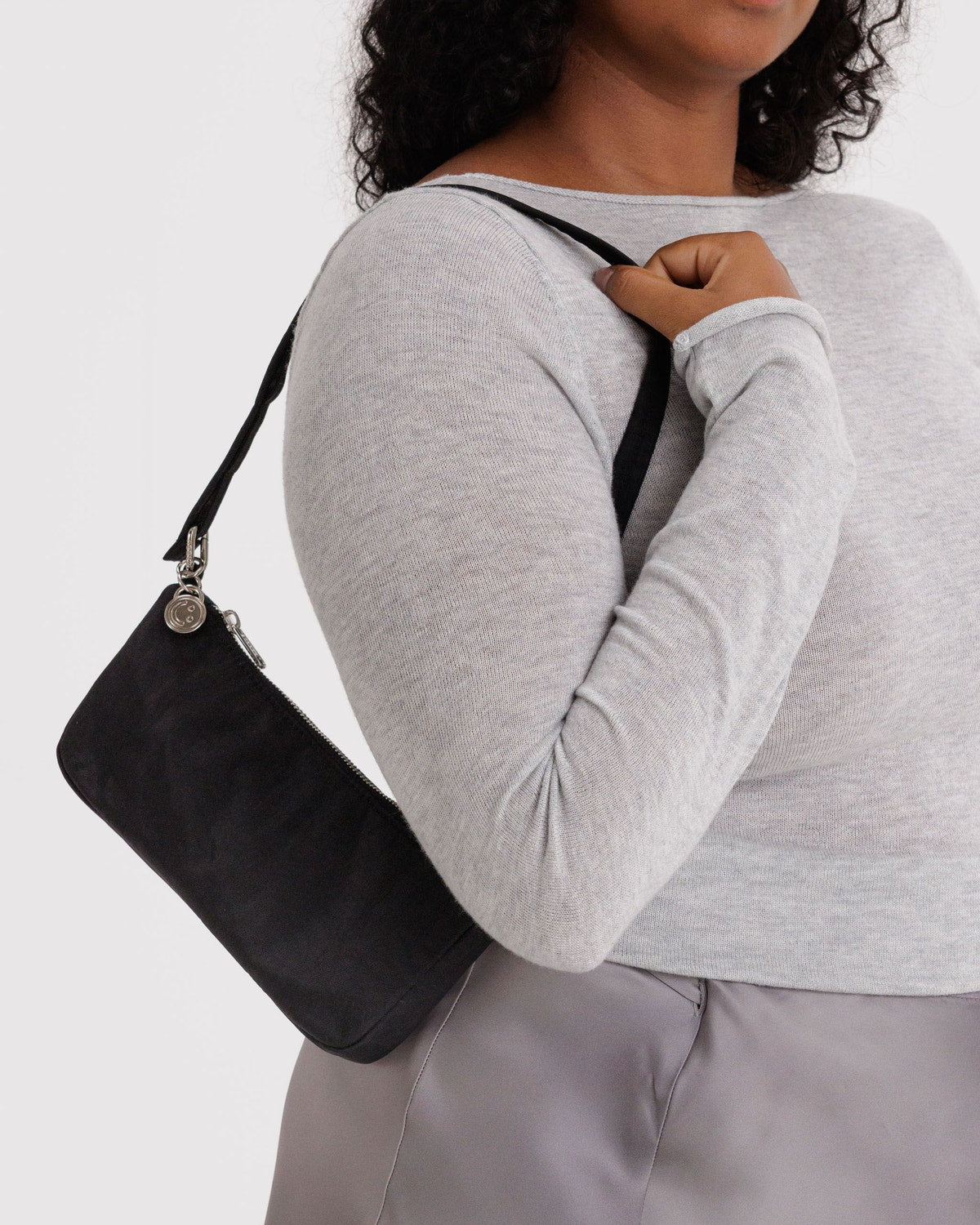 Nylon Pochette Black