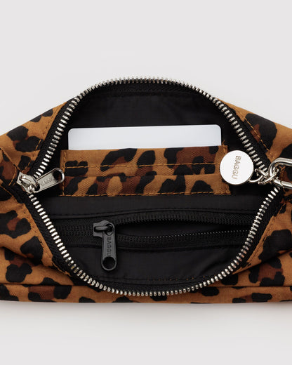 Nylon Pochette Leopard