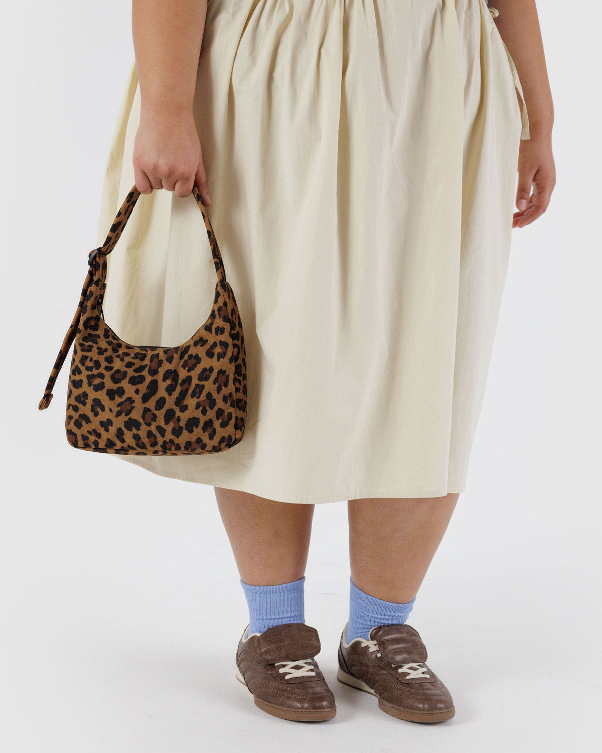 Mini Nylon Shoulder Bag  Leopard