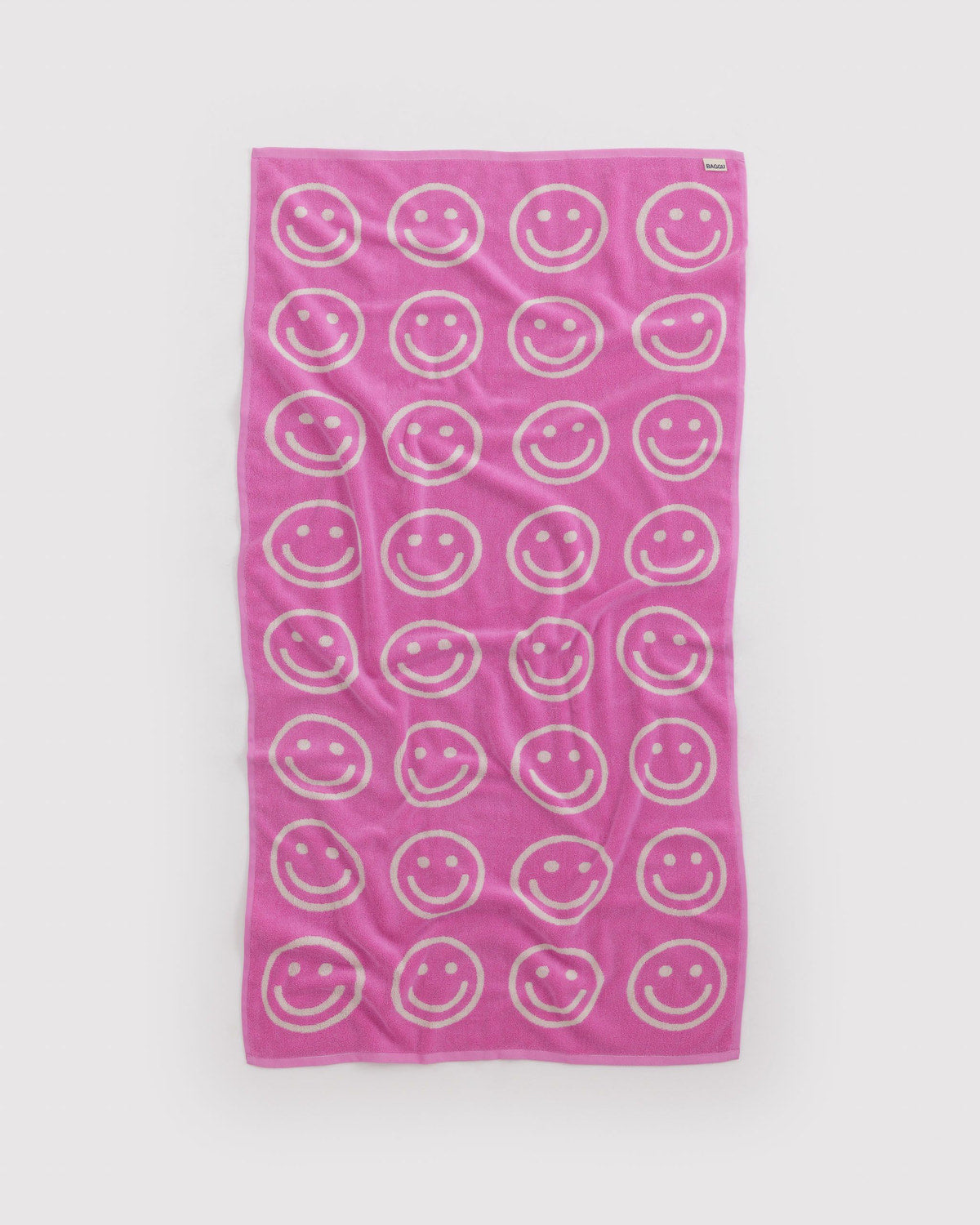 Bath Towel Happy Pink