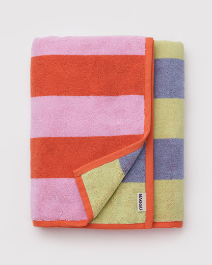 Bath Towel Pool Stripe