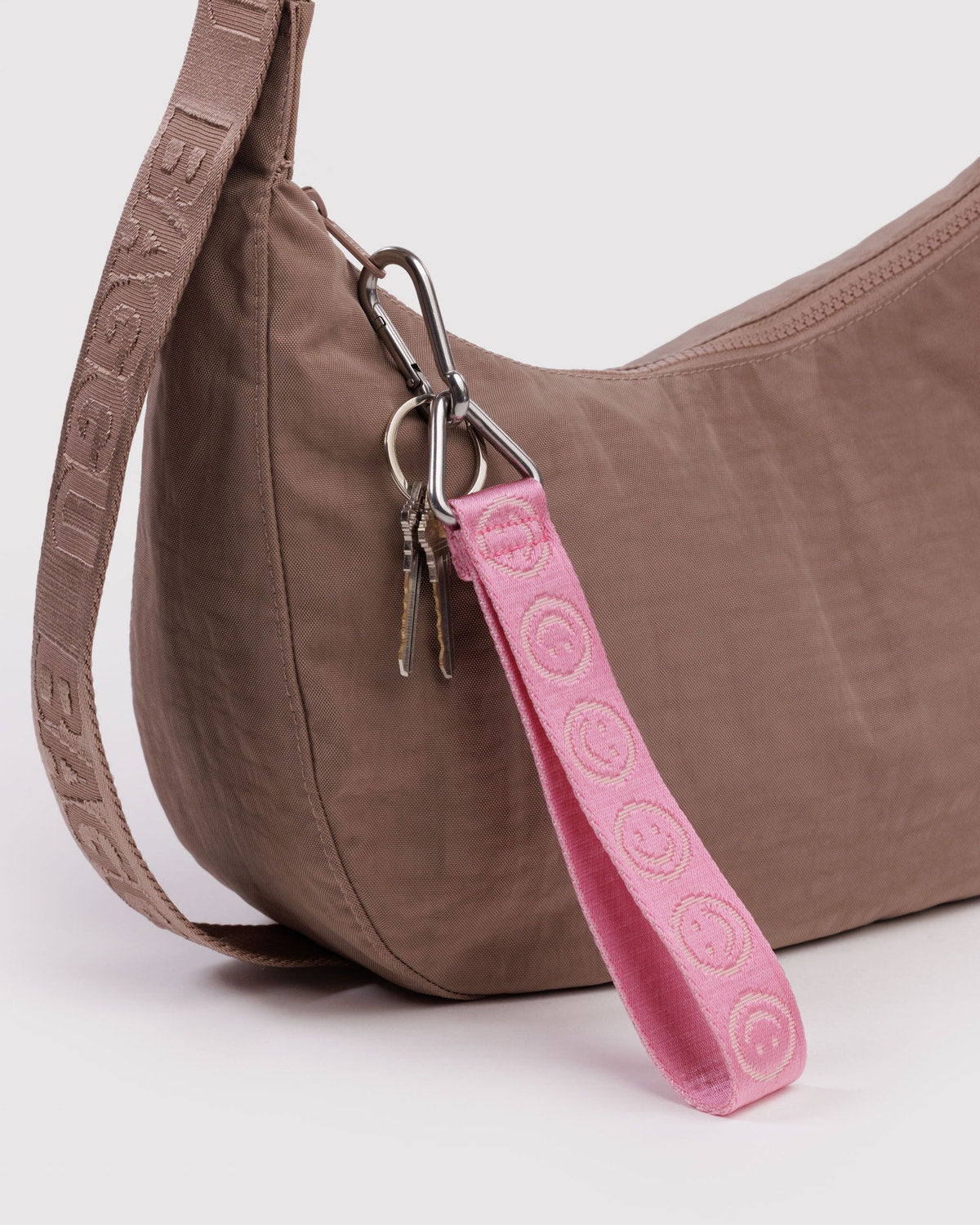 Logo Keychain Pink Happy