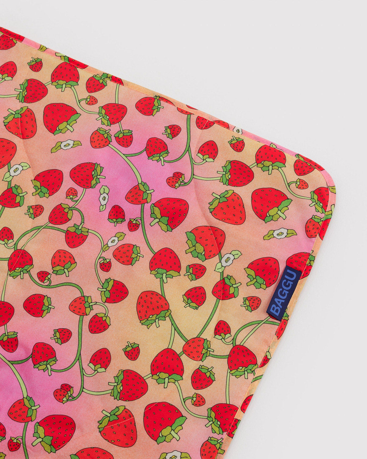 Puffy Picnic Blanket Strawberry Blossom