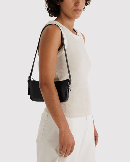 Recycled Leather Pochette Black