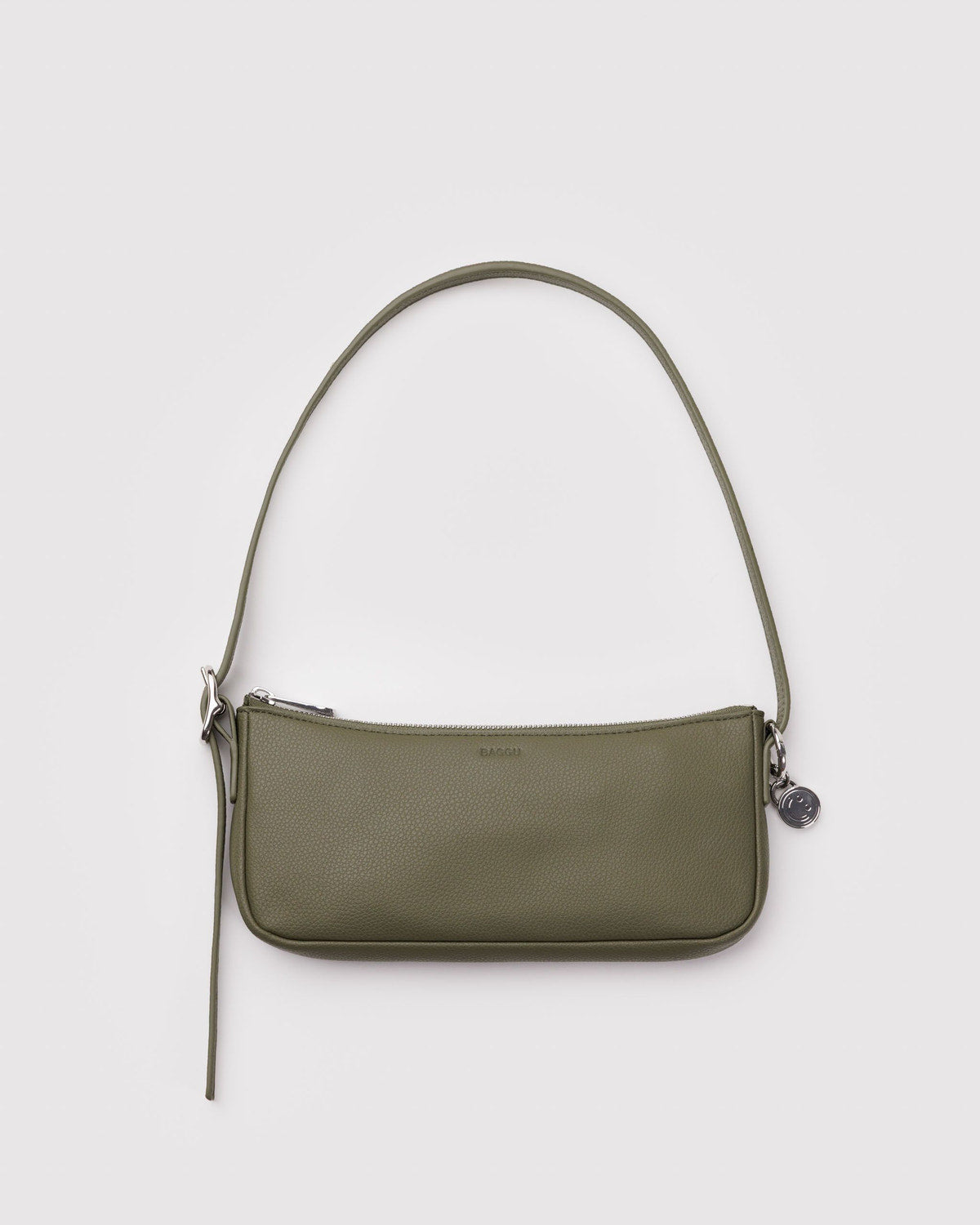 Recycled Leather Pochette Loden