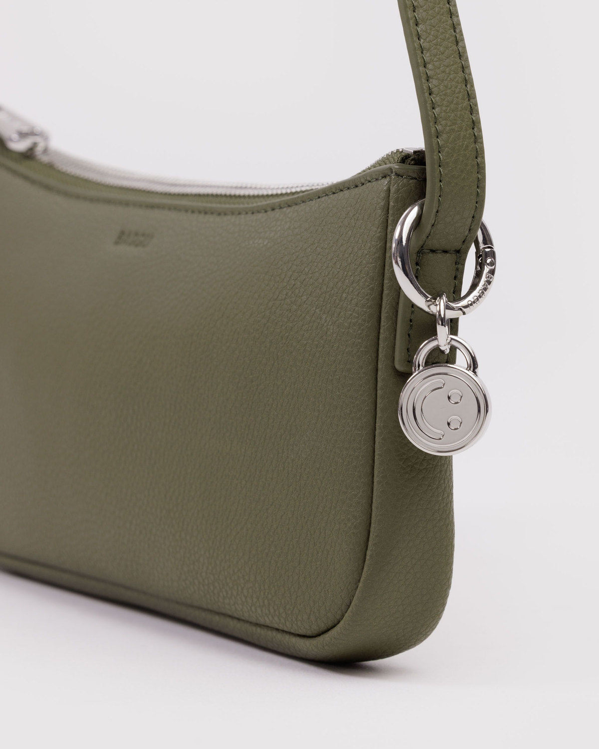 Recycled Leather Pochette Loden