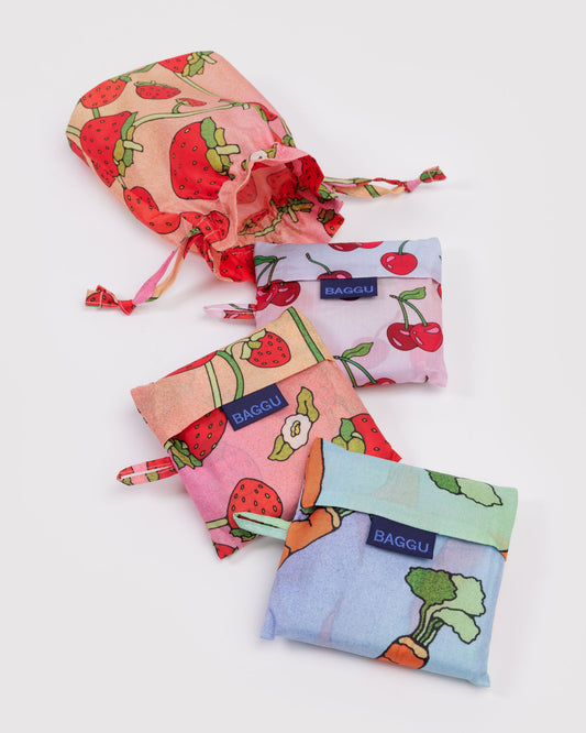 Standard Baggu Set of 3 Carrots & Berries