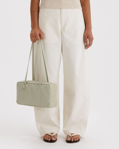 Nylon Bowler Bag Celadon