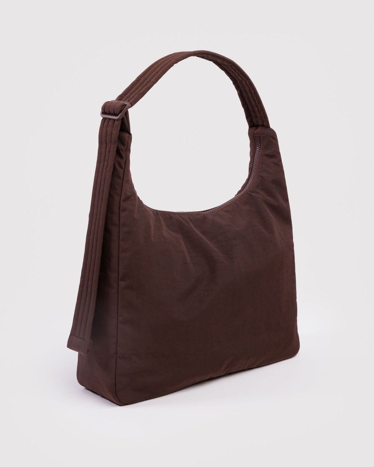 Nylon Shoulder Bag Coffee