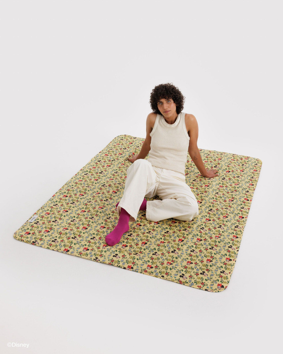 Puffy Picnic Blanket Storybook Floral