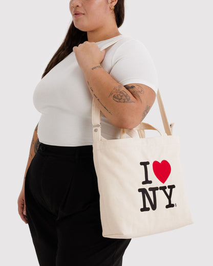 Horizontal Zip Duck Bag I Love NY