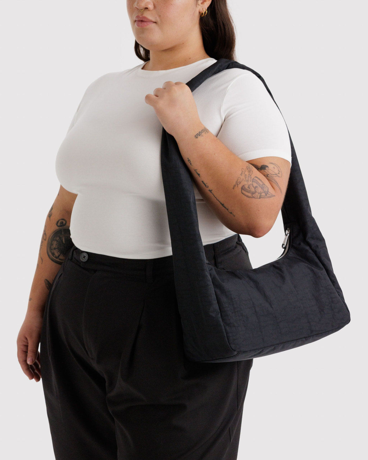 Nylon Meringue Bag Black