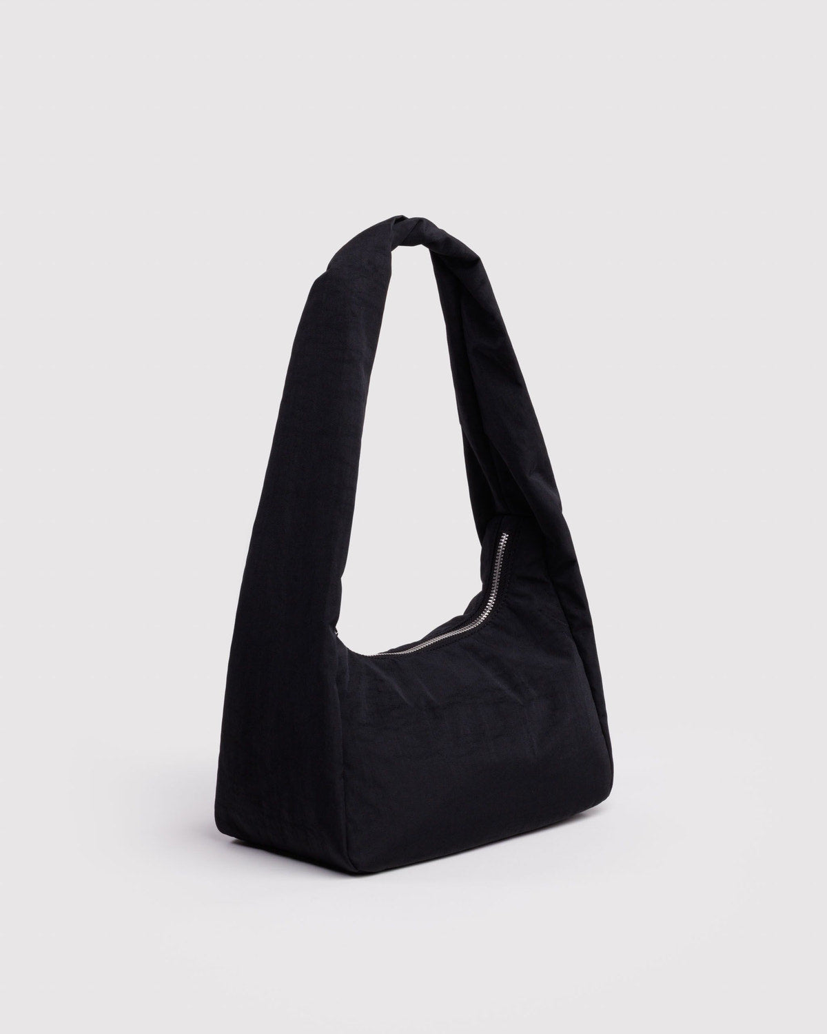 Small Nylon Meringue Bag Black