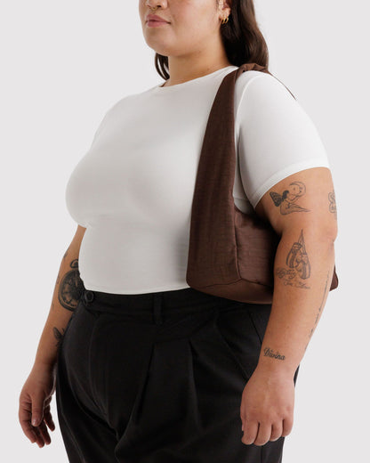 Small Nylon Meringue Bag Coffee