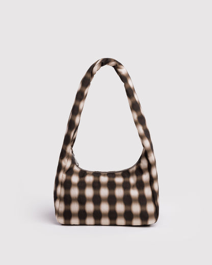 Blurred Gingham Brown