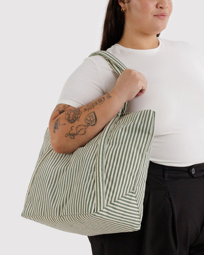 Cloud Bag Sage Stripe