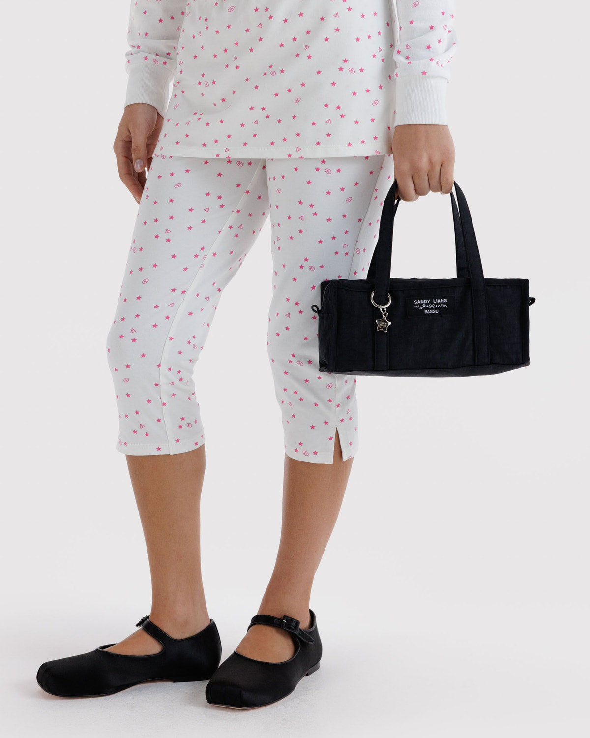 Mini Nylon Market Bag Black