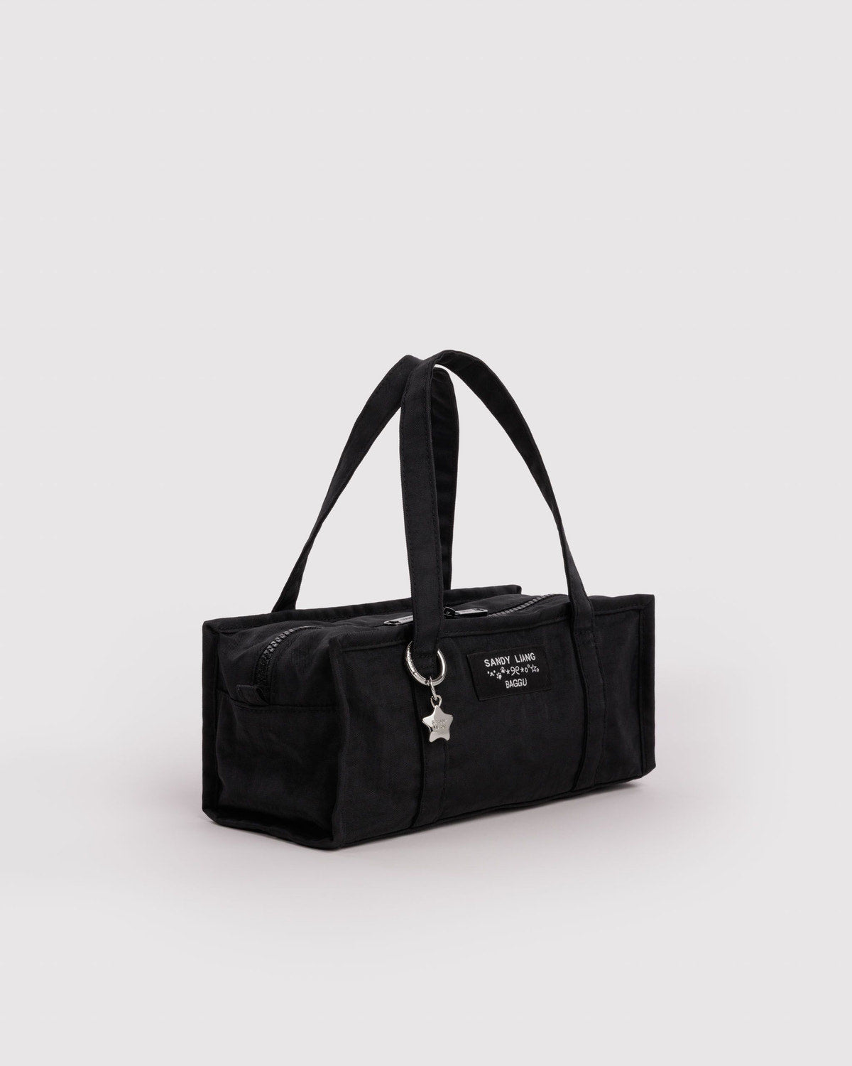 Mini Nylon Market Bag Black